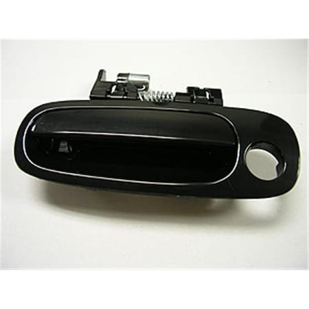 Sherman Parts Left Hand Front Outer Door Handle for 1998-2002 Corolla, Flat Black SHE8174-135B-1